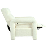 Push Back Recliner Armchair Upholstered Recliner Chair Single Sofa With Adjustable Backrest