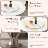 Table With Rotating Tray Scratch & Heat For Kitchen & Restaurant(Table Only - White