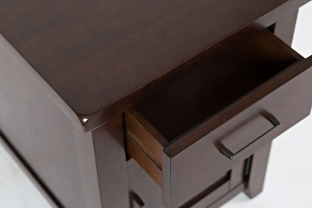 Twin Cities - Chairside Table - Brown