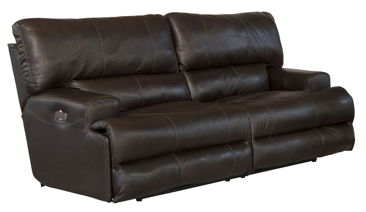 Wembley - Power Headrest With Lumbar Lay Flat Reclining Sofa