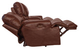 Wembley - Power Headrest With Lumbar Lay Flat Reclining Console Loveseat