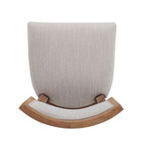 Upholstered Counter Height Bar Stools With Comfy Back (Set of 2)