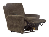 Warner - Power Headrest With Lumbar Power Lay Flat Recliner