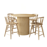 Auden - 5 Piece Counter Height Dining Set - Natural