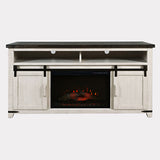 Madison County - 64" Fireplace - Vintage White