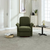 Modern Swivel Barrel Accent Chair With Base