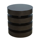 Brix Round End Table - Espresso