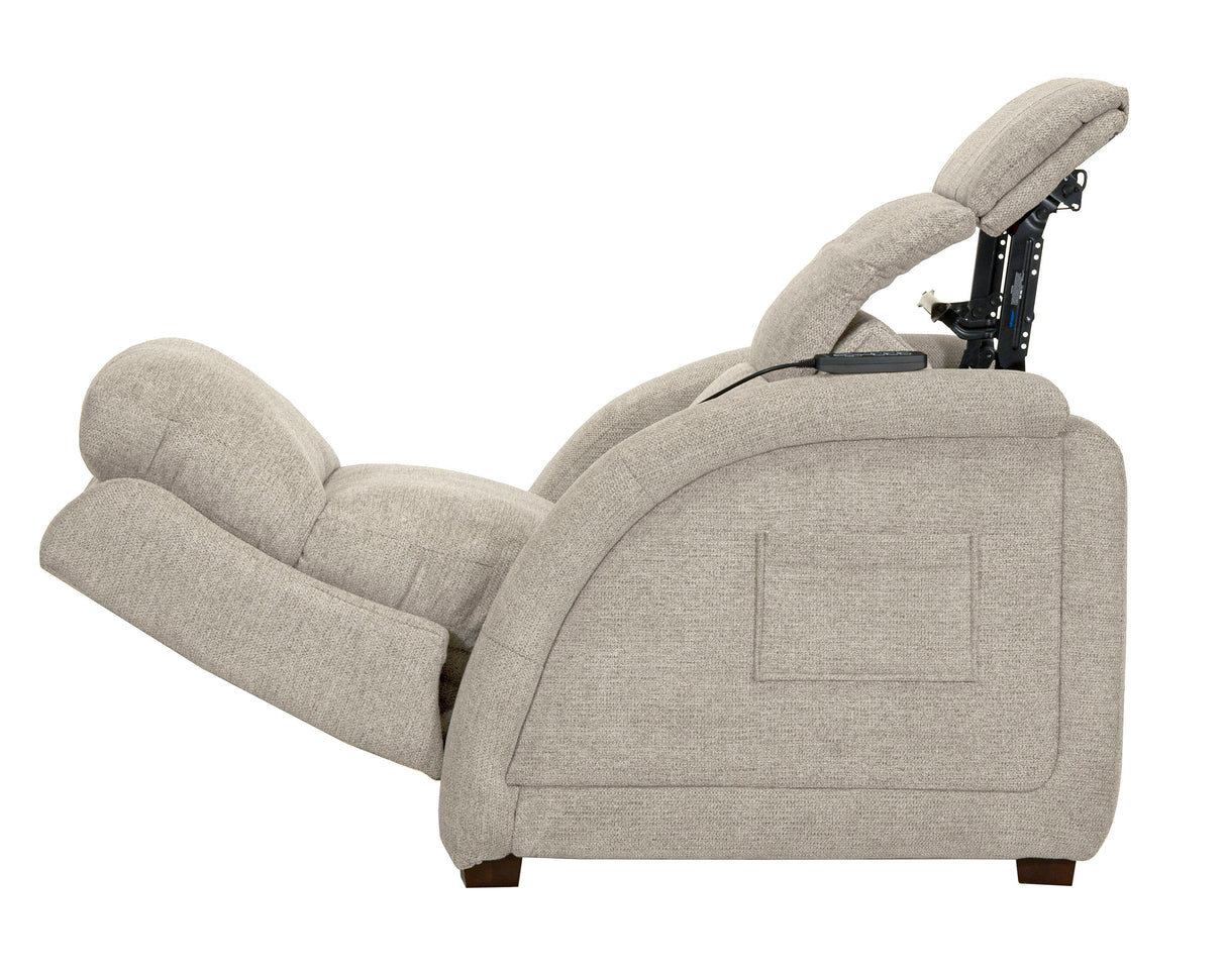 Nirvana - Power Headrest Power Lay Flat Recliner With Lumbar/Dual Motor/Zero Gravity