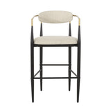 Counter Height Upholstered Barstools (Set of 2)