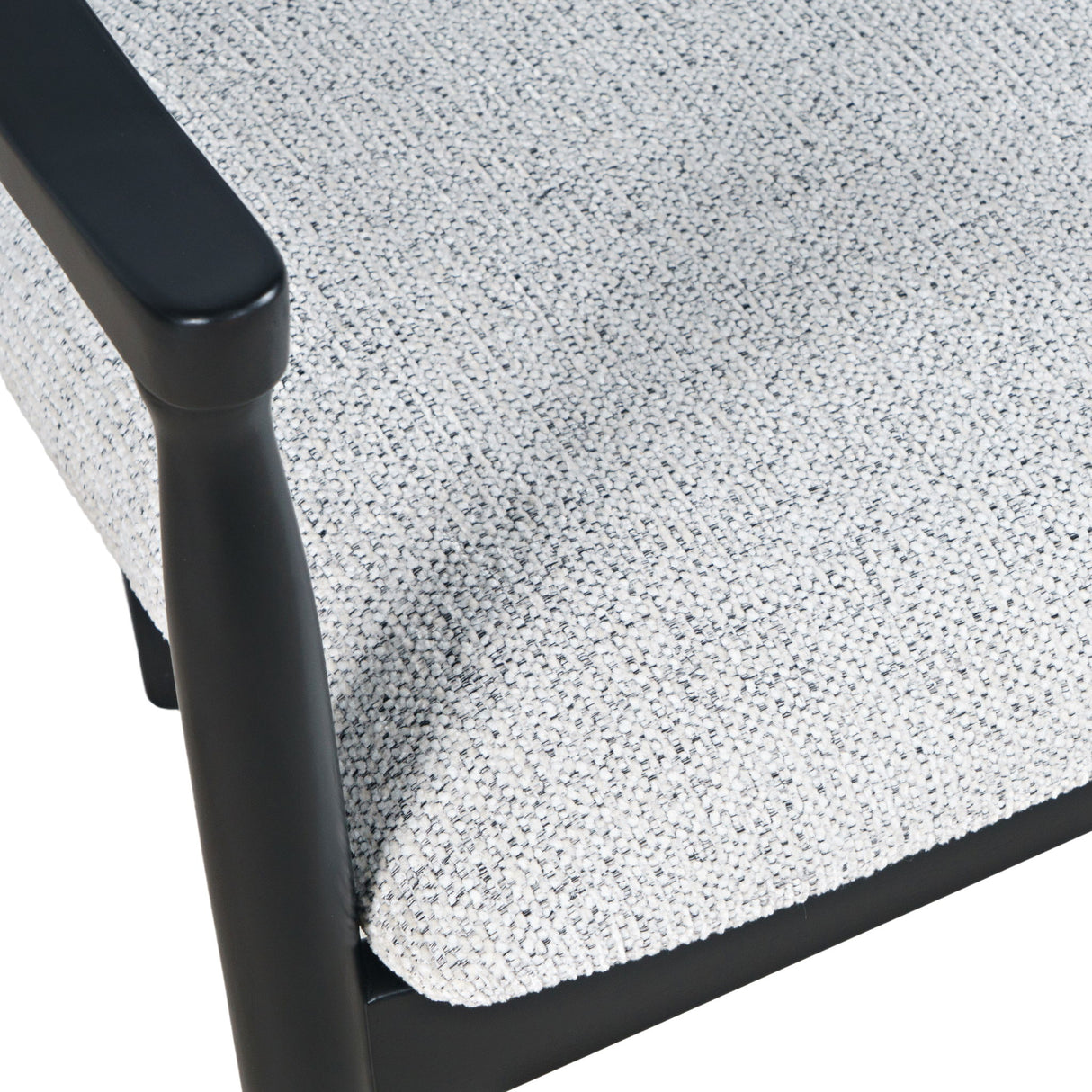 Linden - Upholstered Arm Chair (Set of 2) - Black / White