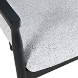 Linden - Upholstered Arm Chair (Set of 2) - Black / White