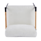 Modern Accent Chair With Plush Cushions, Cozy Seating