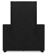 Londer - Black - Dresser And Mirror