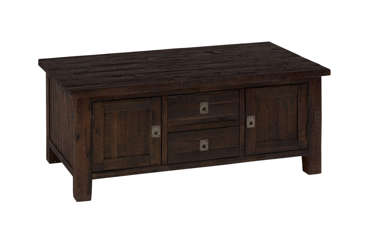 Kona Grove - Storage Coffee Table - Chocolate Dark Brown