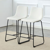 Retro Bar Chairs, Comfortable Stools (Set of 2)