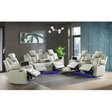 Carlo - Power Motion Sofa With Power Headrest, Dropdown Table, Power Strip, LED And Reading Light