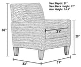 Lewiston - Accent Chair - Graphite