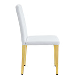 Elegant Upholstered Chairs With Metal Legs