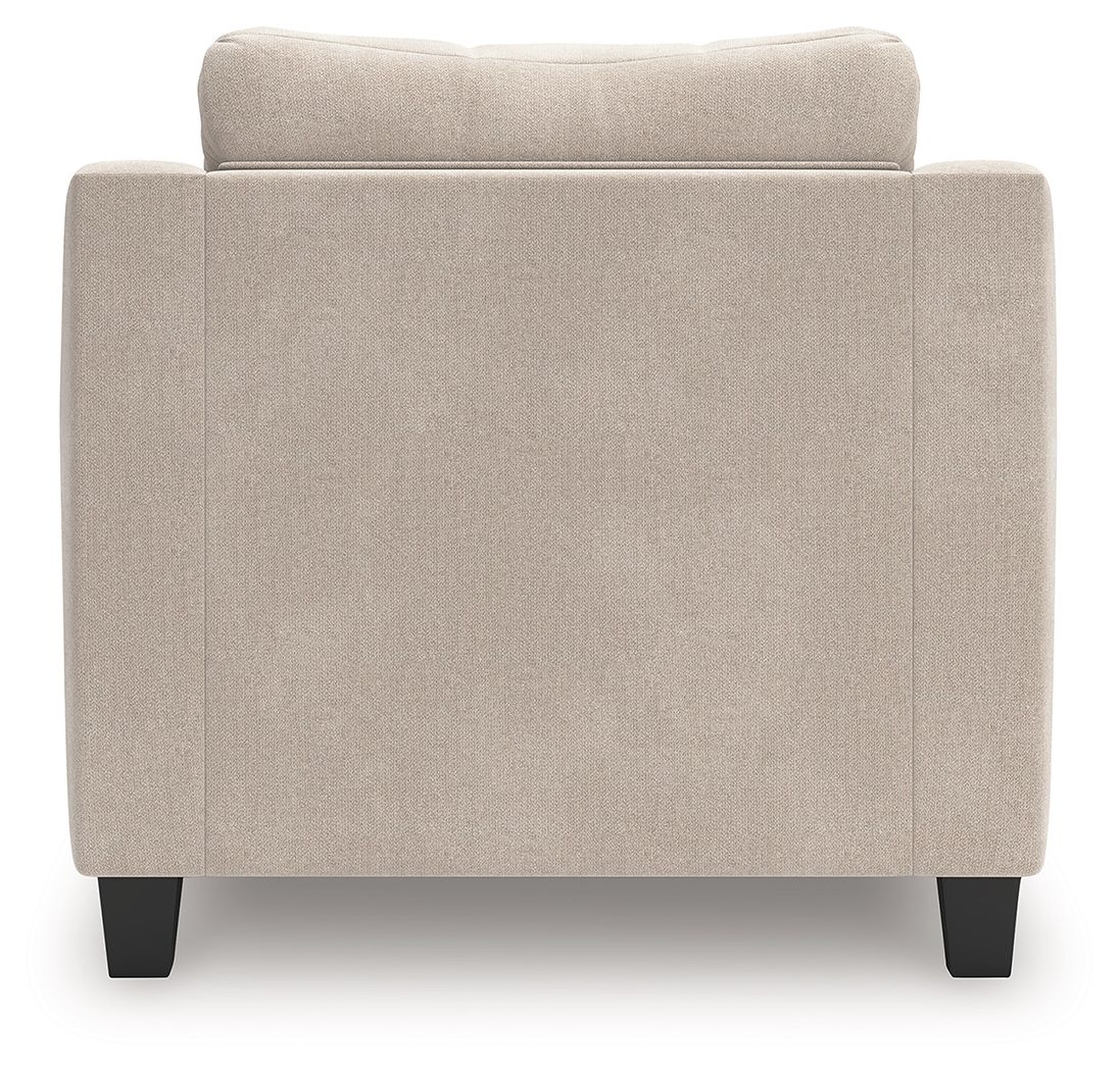 Willarae - Taupe - 2 Pc. - Chair And A Half, Ottoman