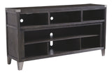 Todoe - LG TV Stand With Fireplace Option - Gray