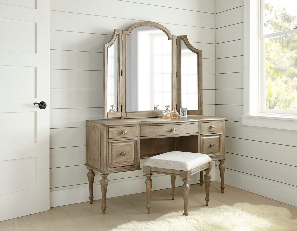 Highland - Vanity And Mirror And Bench