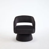 Swivel Barrel Chair With 360 Degree Rotation