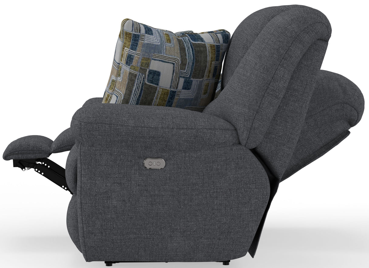 Trifecta - Power Reclining Loveseat - Smoke