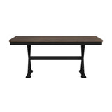 Tulane - 6 Piece Dining Set With Table, 4 Chairs, And Bench - Oak And Black