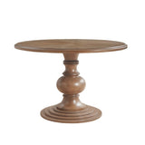 Round Pedestal Dining Table - Walnut