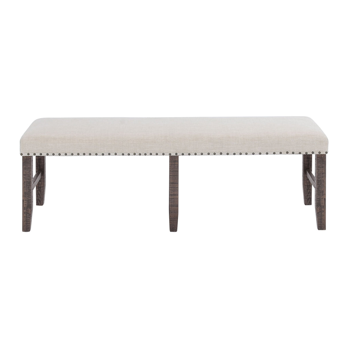 Willow Creek - Dining Bench - Distressed Brown / Beige
