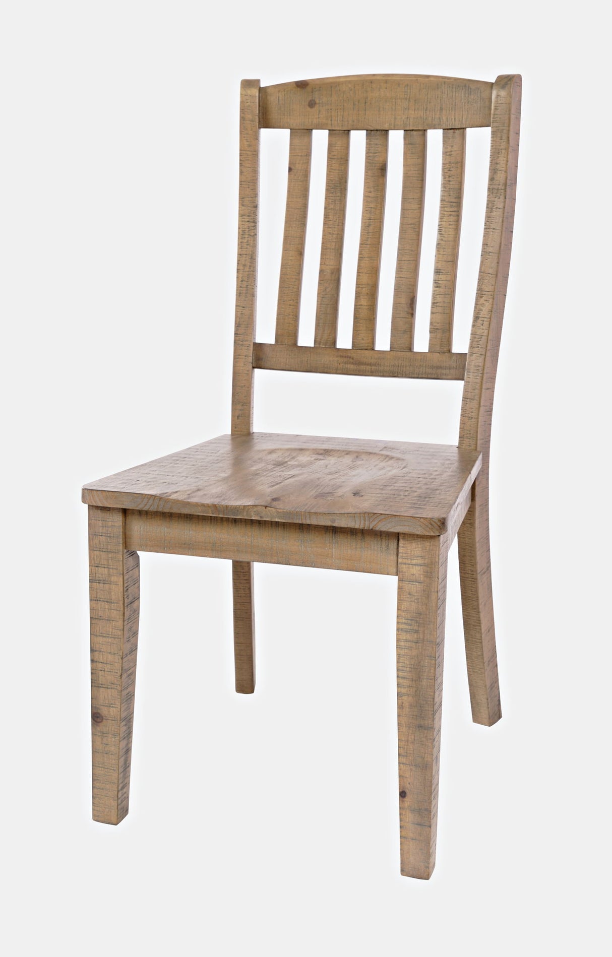 Carlyle Crossing - Slatback Chair (Set of 2) - Distressed Medium Brown