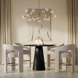 Gwen - 5 Piece Counter Dining Set - Black Table