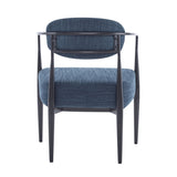 Modern Upholstered Accent Armchair With Pocket Spring Seat