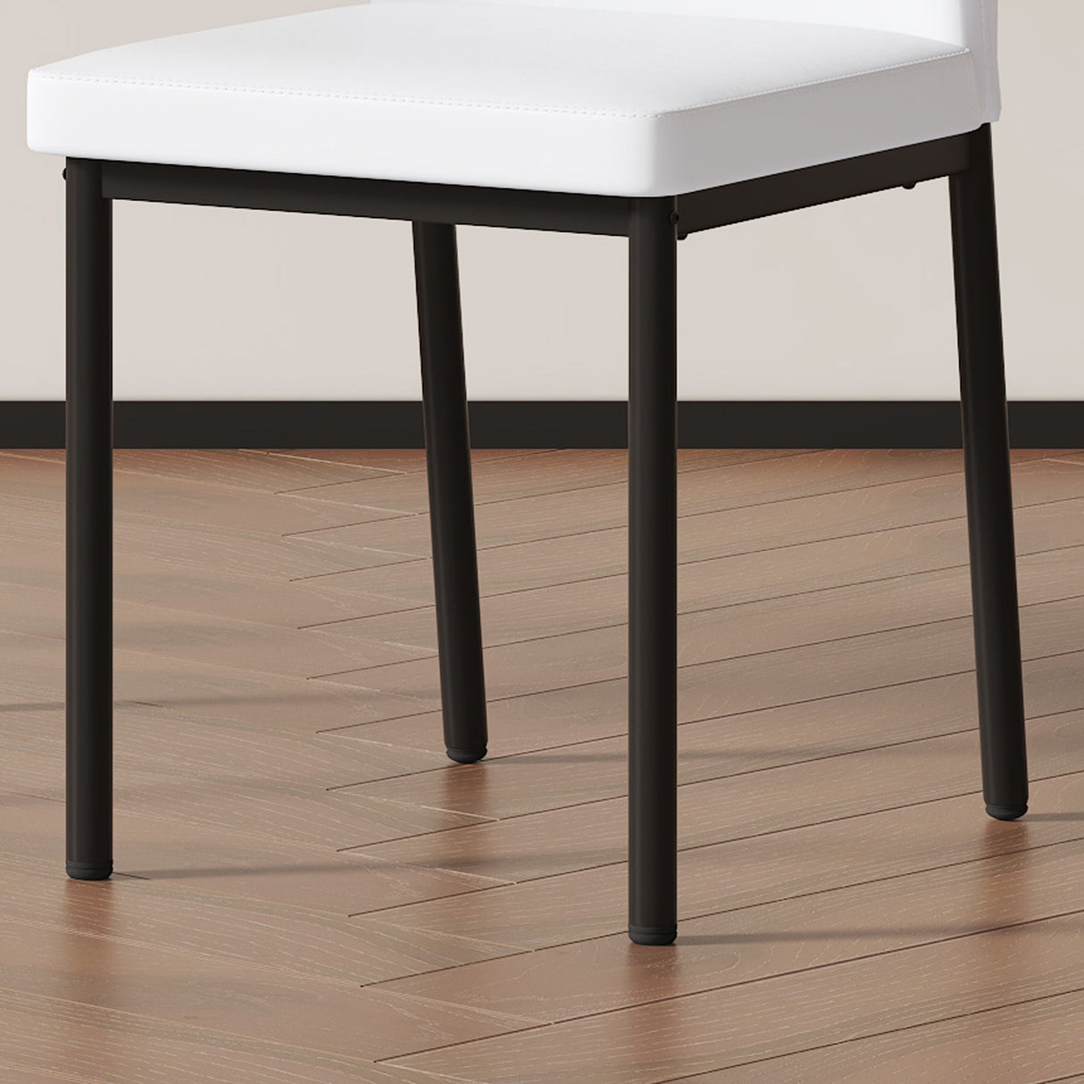 Luxury Simple Chair With Metal Leg