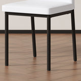 Luxury Simple Chair With Metal Leg