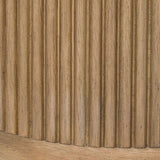 Camdill - Round End Table - Light Brown / White