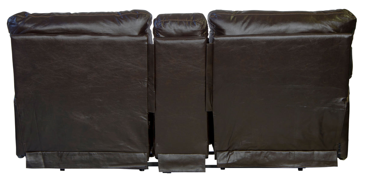 Wembley - Power Headrest With Lumbar Lay Flat Reclining Console Loveseat