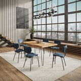 Nature's Edge - 7 Piece Upholstered Dining Set - Natural