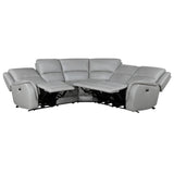 Alexandria - Leather Power Sectional