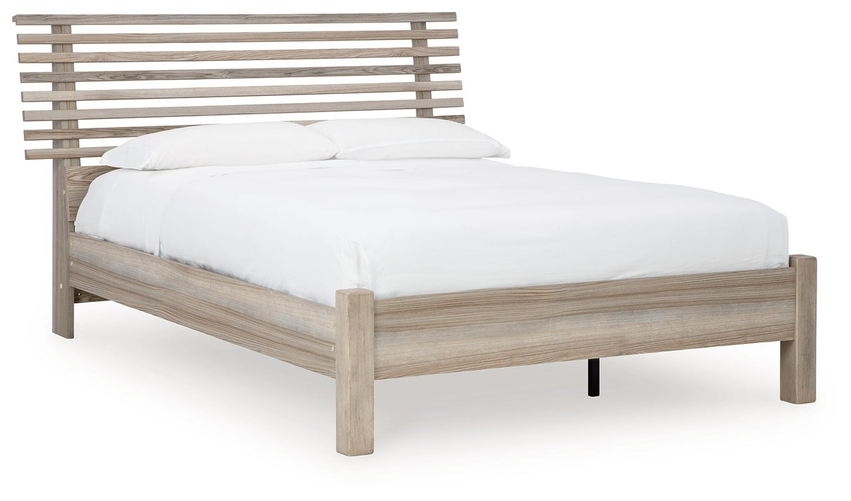 Hasbrick - Slat Panel Bedroom Set