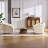 Swivel Accent Chair With 360 Degree Rotating
