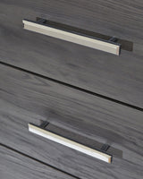 Lodanna - Five Drawer Chest - Gray