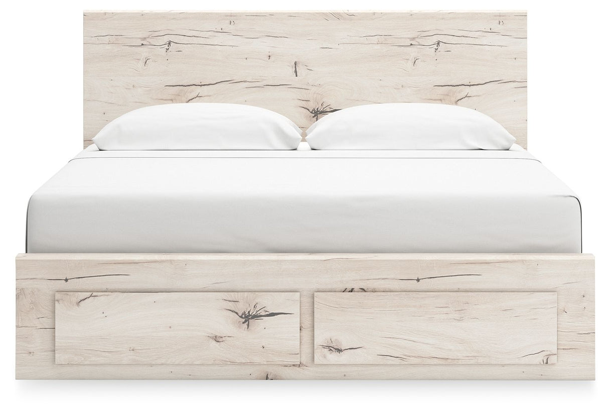 Lawroy - Panel Bed With Storage