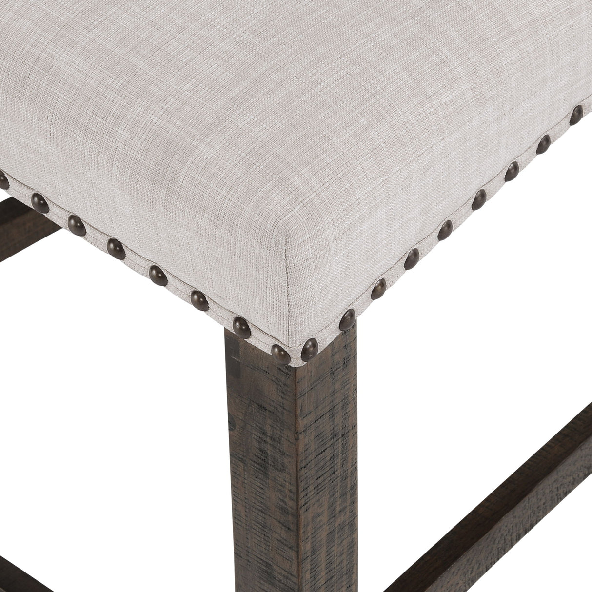 Willow Creek - Slatback Stool (Set of 2) - Distressed Brown / Beige