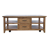 Claremont - Coffee Table - Wire Brush Brown