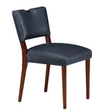 Bryson Retro Modern Dining Chair (Set of 2) - Dark Navy