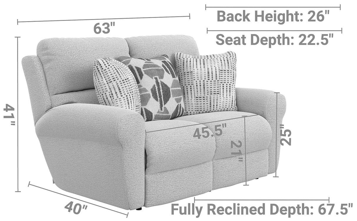 Kellen - Lay Flat Reclining Loveseat