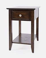 Nash - Chairside Table - Espresso Brown