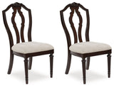 Lavinton - 8 Pc. - Dining Room Extension Table, 6 Side Chairs, Server - Brown