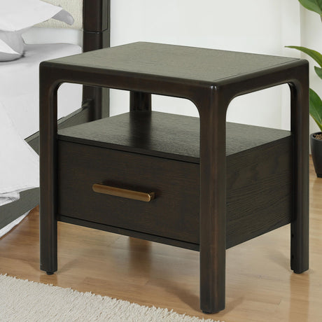 Sigmund - Nightstand - Dark Brown